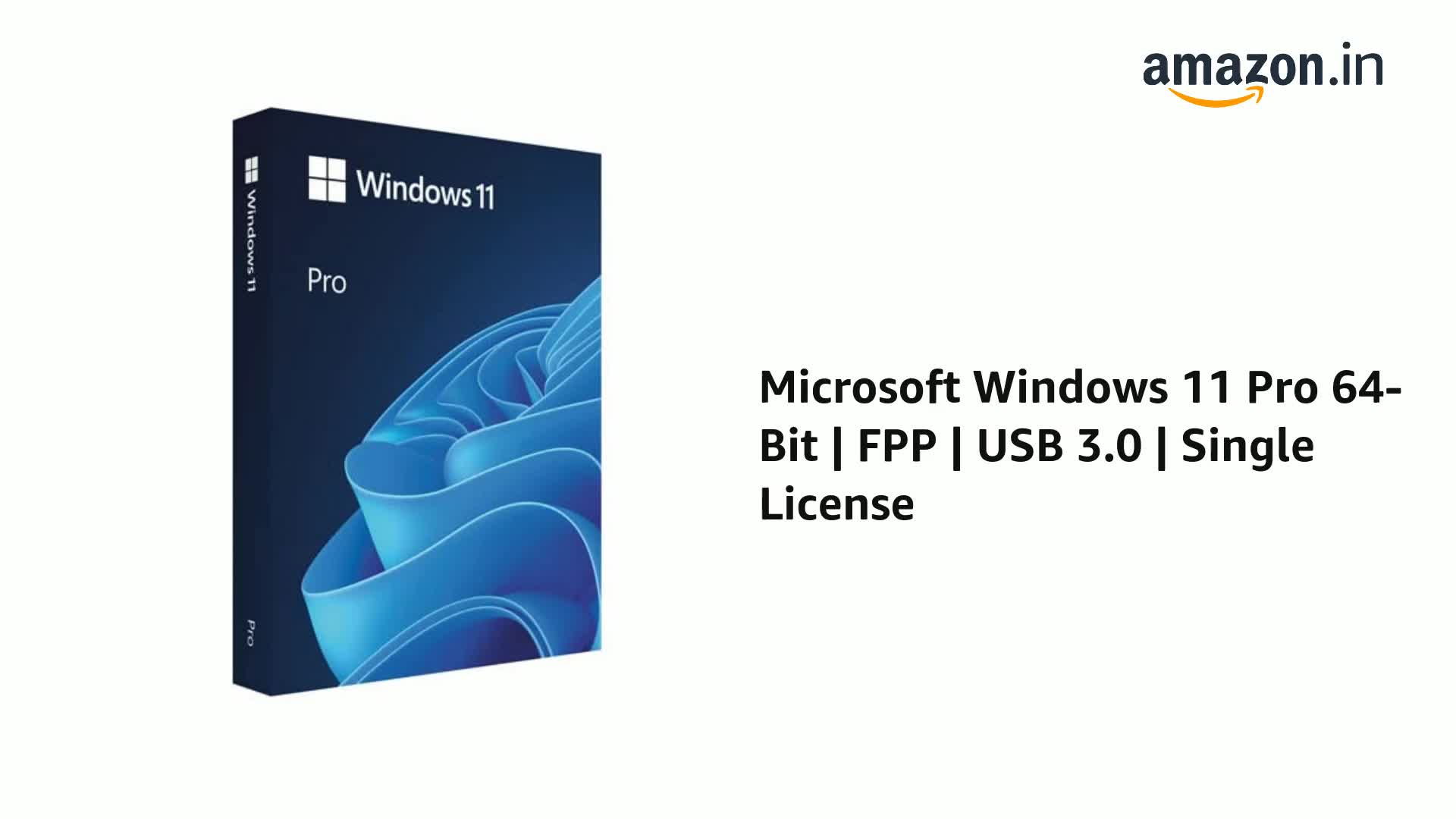 Microsoft Windows 11 Pro 64-Bit | FPP | USB 3.0 | Single License